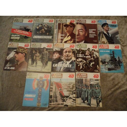 Lot X13 Revues - Le Journal De La France De L'occupation À La Libération - Les Années 40