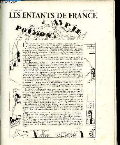 Les Enfants De France N°3 - 1ere Annee - 1 Avril 1928