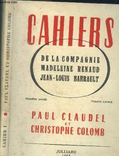 Paul Claudel Et Christophe Colomb