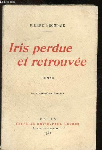 Iris Perdue Et Retrouvée