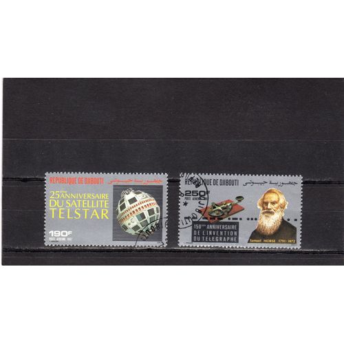 Timbres De Poste Aérienne De Djibouti (Anniversaires Scientifiques)