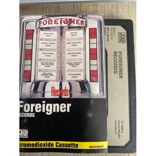 Foreigner Records Cassette Audio