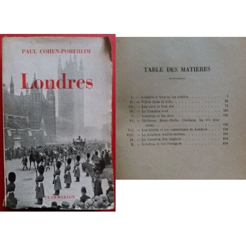 Paul Cohen-Portheim. Londres. Traduit De L'anglais Par René Patris