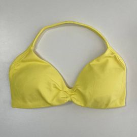 Soutien-Gorge De Sport À Impact Pour Femmes,Haut De Sport À Bretelles,Dos Nu,Avec Bonnets Amovibles,Vêtements D'entraînement,Haut Court,Sans Couture,Col Licou,Yoga.Neon Yellow.L