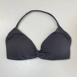Soutien-Gorge De Sport À Impact Pour Femmes,Haut De Sport À Bretelles,Dos Nu,Avec Bonnets Amovibles,Vêtements D'entraînement,Haut Court,Sans Couture,Col Licou,Yoga.Shark Grey.L