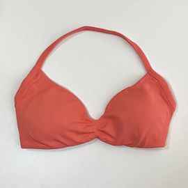 Soutien-Gorge De Sport À Impact Pour Femmes,Haut De Sport À Bretelles,Dos Nu,Avec Bonnets Amovibles,Vêtements D'entraînement,Haut Court,Sans Couture,Col Licou,Yoga.Coral.L