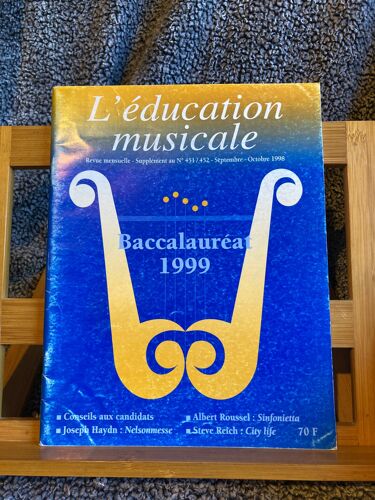 L'éducation Musicale Supplément Au N°451-452 Sept-Oct 1998 Baccalauréat 1999