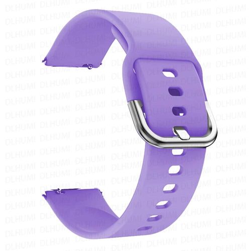 Bracelet En Silicone 20mm/22mm Pour Amazfit Gts/2/2e/3/4 Gts2 Mini/Gtr 4/3/Pro/47mm/Gtr2/2e/Stratos 2/3,Bracelet De Montre Amazfit Bip-20mm-Lilac