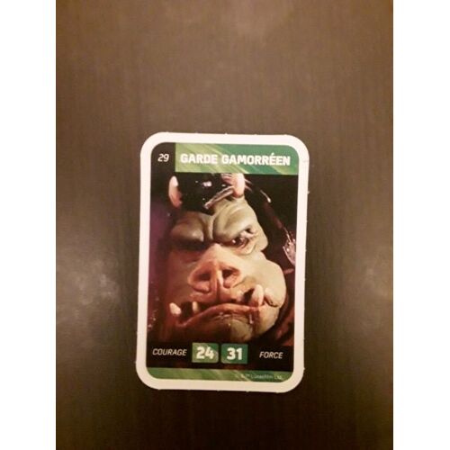 Carte Leclerc Star Wars N°29 - Garde Gamorréen