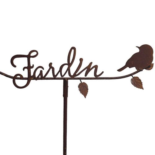 Tuteur Jardin Écriture Romantique 56x06x122cm