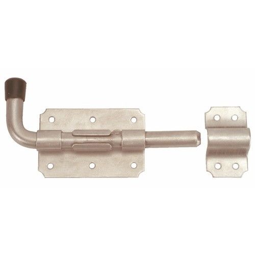 Verrou pistolet en applique - inox brossé 316 - 65x47 - tige 10mm TORBEL