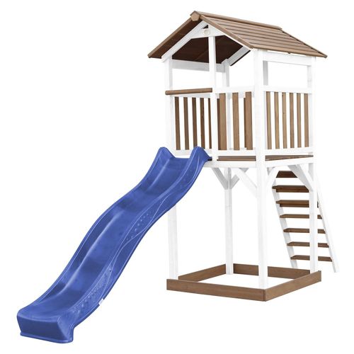 Axi Beach Tower Marron Blanc Bleu Toboggan