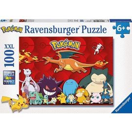 Puzzle Xxl 100 Pieces Les Pokemon Pikachu Mewtwo Dracaufeu Carapuce Bulbizarre - Ravensburger Enfant