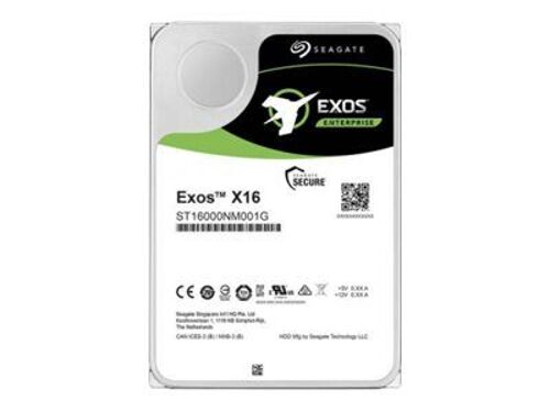 Seagate Exos X16 ST12000NM001G - Disque dur - 12 To - interne - SATA 6Gb/s - 7200 tours/min - mémoire tampon : 256 Mo