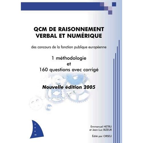 Qcm De Raisonnement Verbal Et Numérique Des Concours De La Fonction Publique Européenne