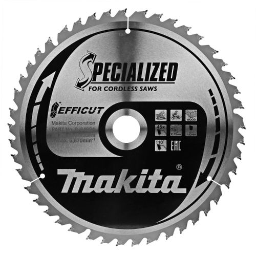 Makita B -64624 Brow Saw Blade Wood - 260x30x2.15mm 45T