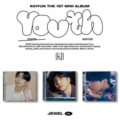 Kihyun - Youth - Jewel Case Version - Incl. 16pg Photo Book, Photocard + Mini-Folded Poster [Compact Discs] Photo Book, Photos, Poster, Asia - Import