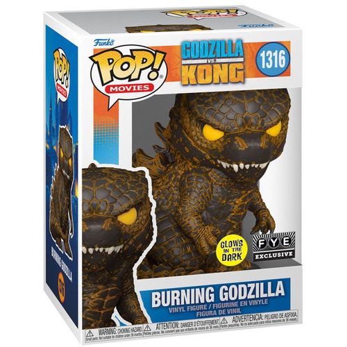 Figurine Funko Pop - Godzilla Vs Kong N°1316 - Godzilla Brûlé (68238)