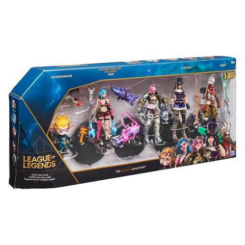 League Of Legends Coffret 5 Figurines 10 Cm Arcane League Of Legends