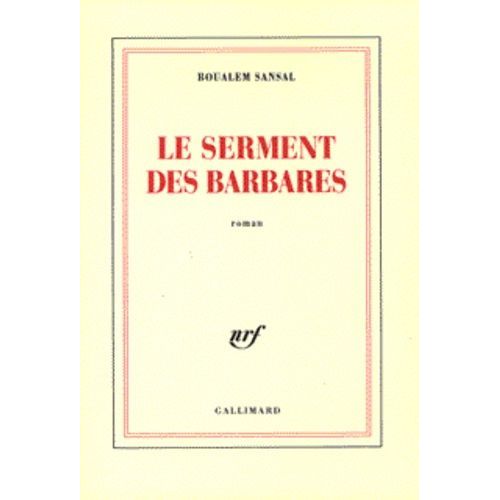 Le Serment Des Barbares