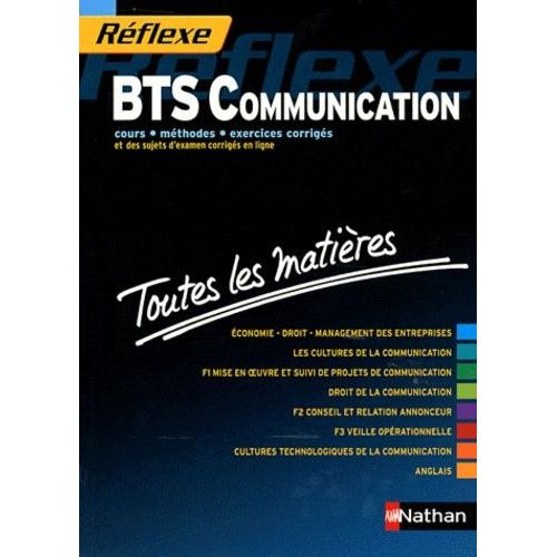 Toutes Les Matières Bts Communication