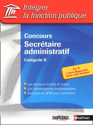 Concours Secrétaire Administratif Catégorie B