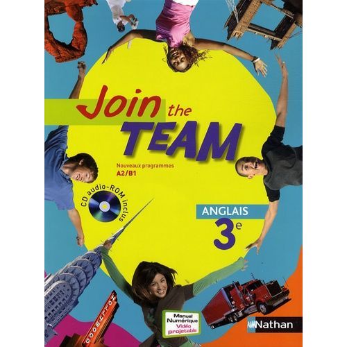 Anglais 3e Join The Team A2/B1 - (1 Cd-Rom)
