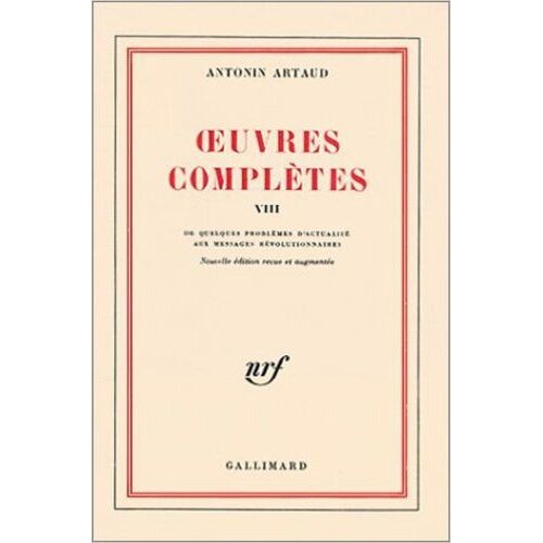Oeuvres Completes - Tome 8