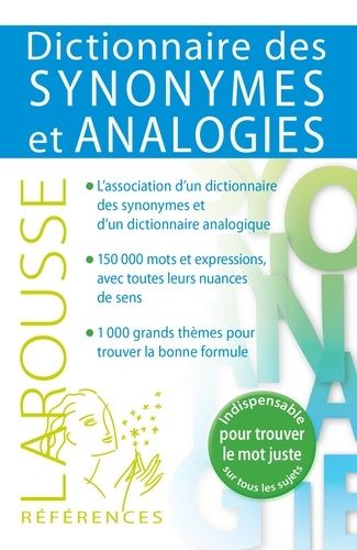 Dictionnaire Des Synonymes Et Analogies