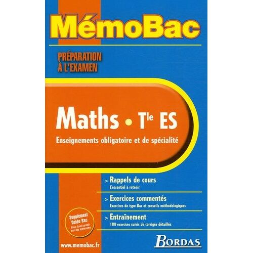 Maths Tle Es - Préparation À L'examen