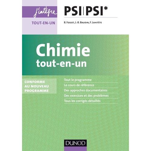 Chimie Tout-En-Un Psi