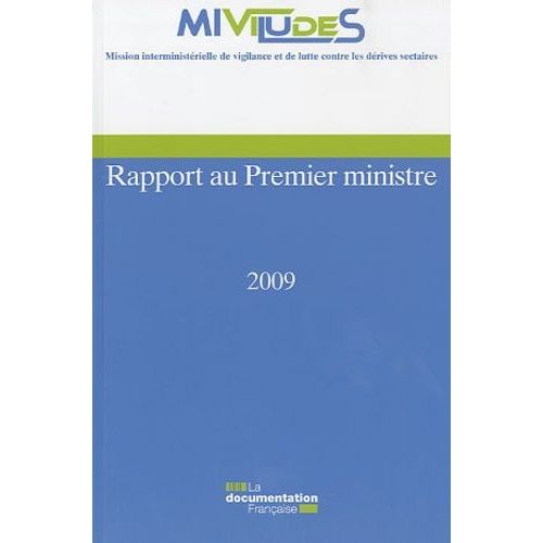 Miviludes - Rapport Au Premier Ministre