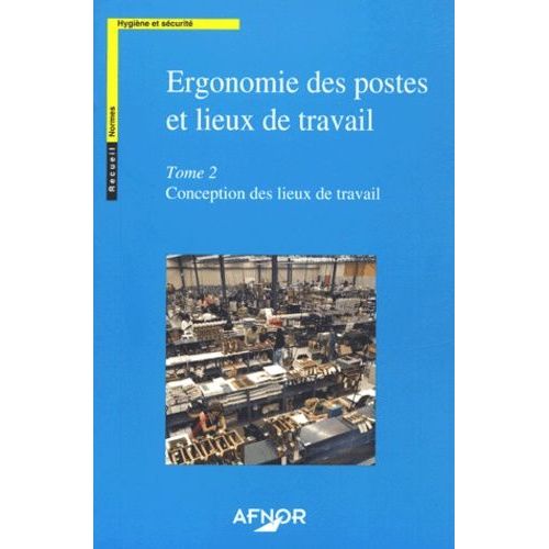 Ergonomie Des Postes Et Lieux De Travail - Tome 2, Conception Des Lieux De Travail