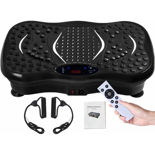 Mevronisshop-Plateforme Vibrante Perte De Poids, 2025 Amélioré Plateforme Fitness Vibration Plate Pour Le Drainage Lymphatique, 120 Vitesses Réglables Avec Une Capacité De 450 Lb, Convient Pour Le Fi