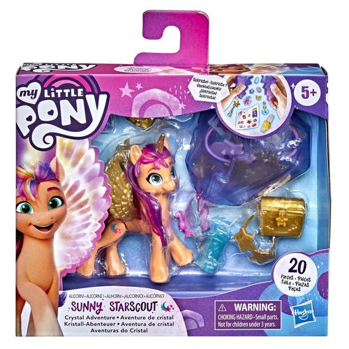 My Little Pony Plush My Little Pony: A New Generation Aventure De Cristal Avec L'alicorne Sunny Starscout