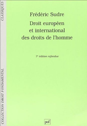 Droit Européen Et International Des Droits De L'homme