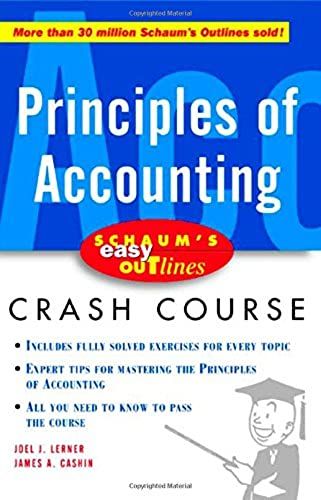 Schaum's Easy Outline Of Accounting (Schaum's Easy Outlines)