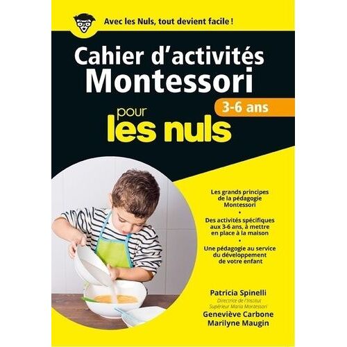Cahier D'activités Montessori Pour Les Nuls - 3-6 Ans