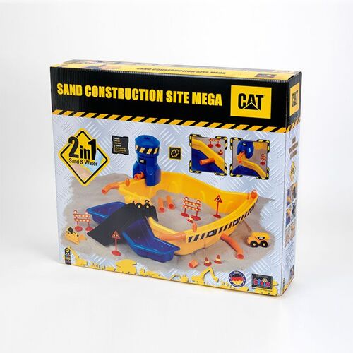 Klein Toys Bac À Sable/Eau Avec Véhicules De Chantier