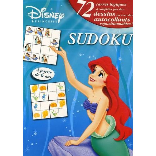 Sudoku Disney Princesse - 72 Carrés Logiques Avec Corrigés