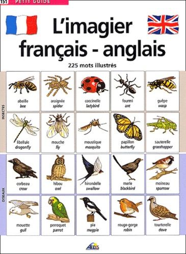 L'imagier Français-Anglais - 225 Mots Illustrés