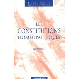 Les Constitutions Homéopathiques