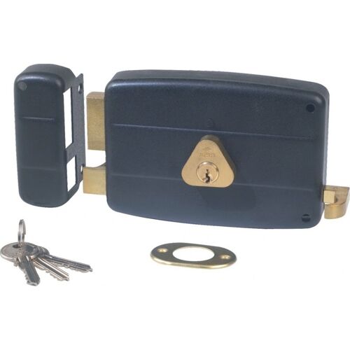 Serrure monopoint en applique horizontale à tirage 40mm gauche CISA 501210012A