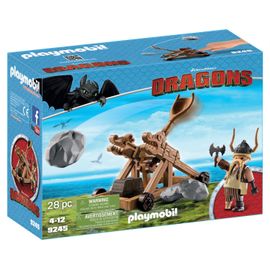 Playmobil 9245 Dragons - Gueulfor Avec Catapulte
