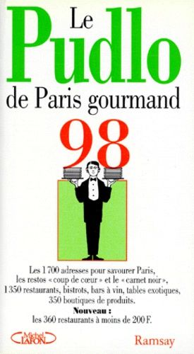 Le Pudlo De Paris Gourmand 1998