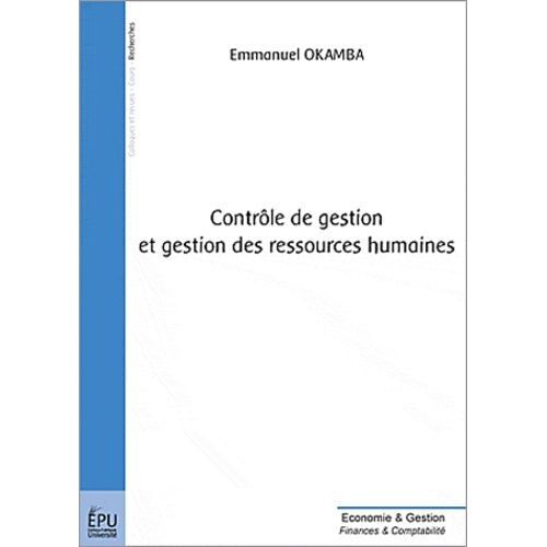 Contrôle De Gestion Et Gestion Des Ressources Humaines