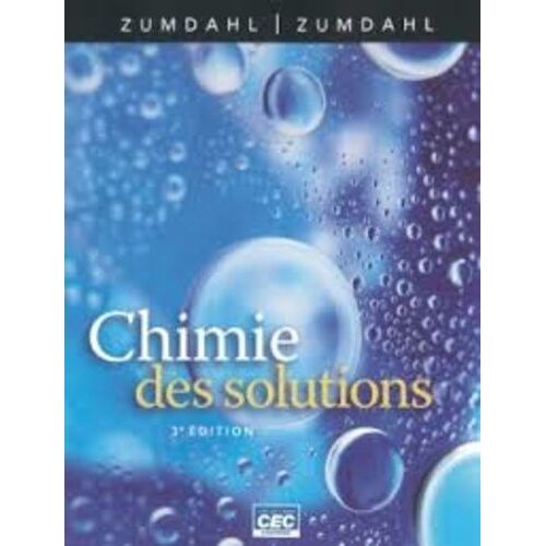 Chimie Des Solutions