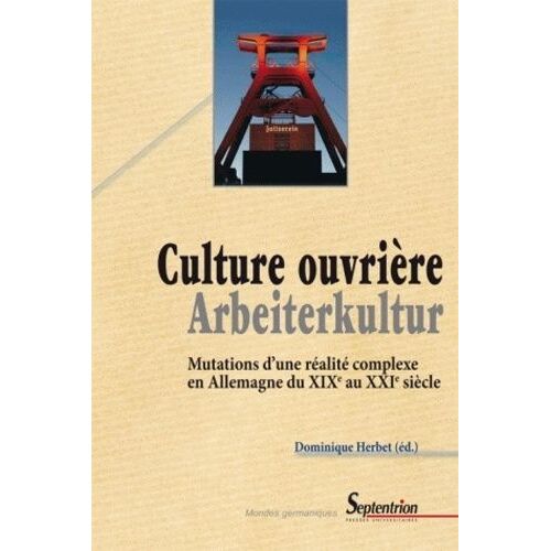 Culture Ouvrière, Arbeiterkultur - Mutations D'une Réalité Complexe En Allemagne Du Xixe Au Xxie Siècle