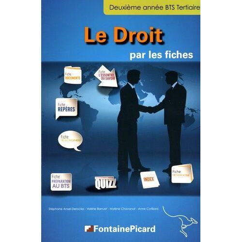 Le Droit Par Les Fiches Bts Tertiaires 2e Année - Edition 2016-2017