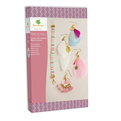 Au Sycomore Atelier De Bijoux - Kit Pour Créer Des Bijoux Ciment Et Multi Rangs